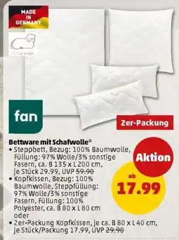 PENNY 2er-Packung Kopfkissen Angebot