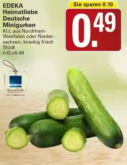WEZ EDEKA Heimatliebe Deutsche Minigurken Angebot