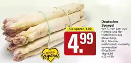 WEZ Deutscher Spargel Angebot