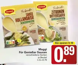 WEZ Maggi Für Genießer Saucen Angebot