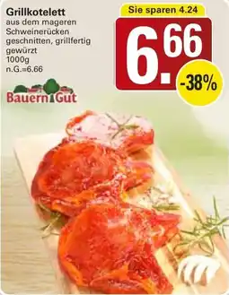 WEZ Bauern Gut Grillkotelett Angebot