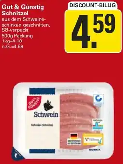 WEZ Gut & Günstig Schnitzel Angebot