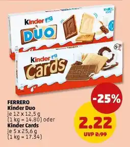 PENNY kinder DUO Angebot