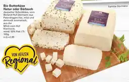 WEZ Bio Butterkäse Natur oder Bärlauch Angebot