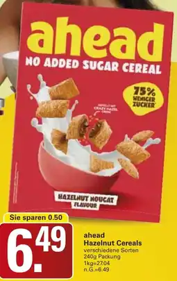 WEZ ahead Hazelnut Cereals Angebot