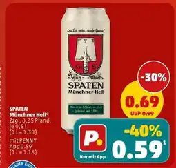 PENNY Spaten Münchner Hell Angebot