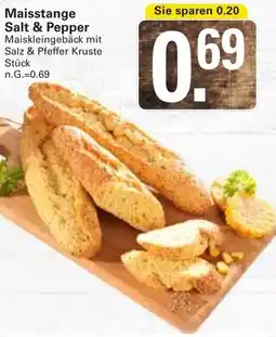 WEZ Maisstange Salt & Pepper Angebot
