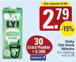 WEZ Oatly Oat Drink Matcha Angebot