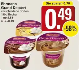 WEZ Ehrmann Grand Dessert Angebot