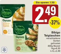 WEZ Bibigo Teigtaschen Angebot