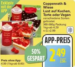 WEZ Coppenrath & Wiese Lust auf Kuchen, Torte oder Vegan Angebot