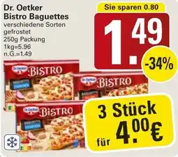 WEZ Dr. Oetker Bistro Baguettes Angebot