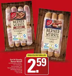 WEZ Gut & Günstig Berner Würstl Angebot