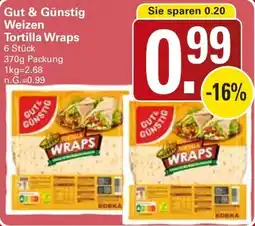 WEZ Gut & Günstig Weizen Tortilla Wraps Angebot