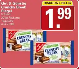 WEZ Gut & Günstig Crunchy Break Riegel Angebot