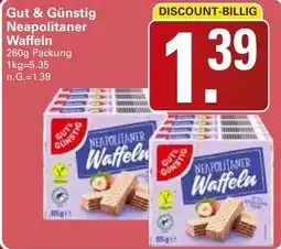 WEZ Gut & Günstig Neapolitaner Waffeln Angebot