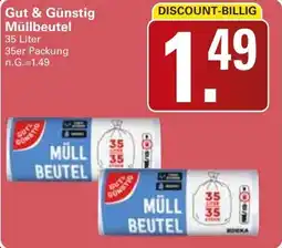 WEZ Gut & Günstig Müllbeutel Angebot