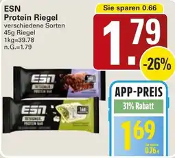 WEZ ESN Protein Riegel Angebot