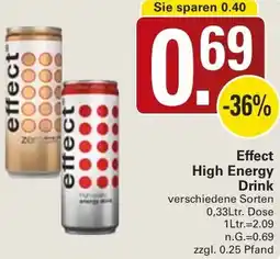 WEZ Effect High Energy Drink Angebot