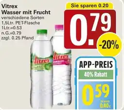 WEZ Vitrex Wasser mit Frucht Angebot