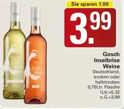 WEZ Gosch Inselbrise Weine Angebot