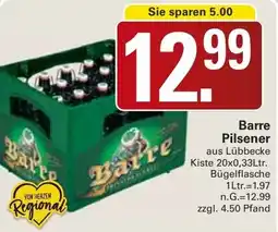 WEZ Barre Pilsener Angebot