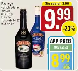 WEZ Baileys Angebot