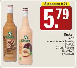 WEZ Kisker Likör Angebot