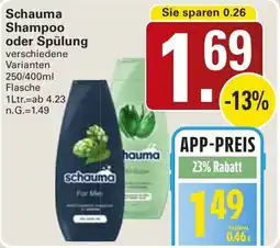 WEZ Schauma Shampoo oder Spülung Angebot