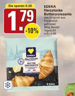 WEZ EDEKA Herzstücke Buttercroissants Angebot