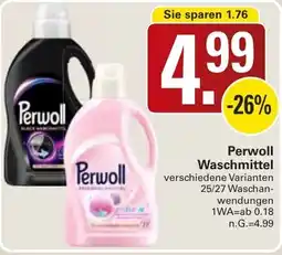 WEZ Perwoll Waschmittel Angebot
