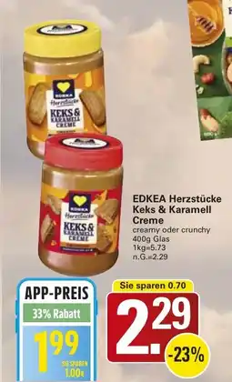 WEZ EDKEA Herzstücke Keks & Karamell Creme Angebot
