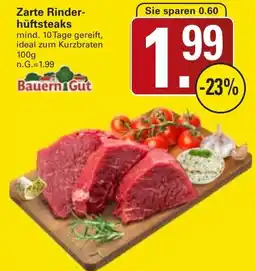 WEZ Zarte Rinderhüftsteaks Angebot