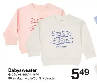 Zeeman Babysweater Angebot