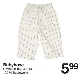 Zeeman Babyhose Angebot