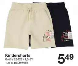 Zeeman Kindershorts Angebot