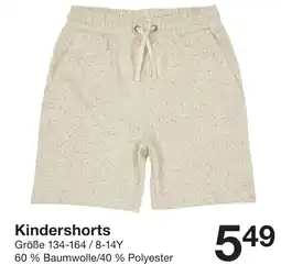 Zeeman Kindershorts Angebot