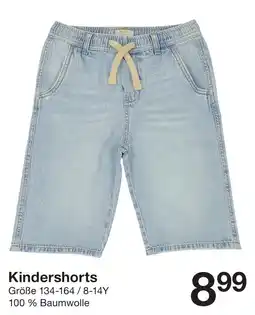 Zeeman Kindershorts Angebot