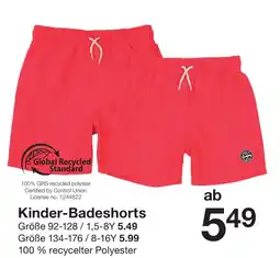 Zeeman Kinder-Badeshorts Angebot