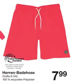 Zeeman Herren-Badehose Angebot