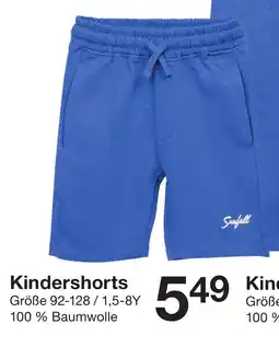 Zeeman Kindershorts Angebot