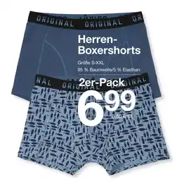 Zeeman Herren- Boxershorts 2er-Pack Angebot