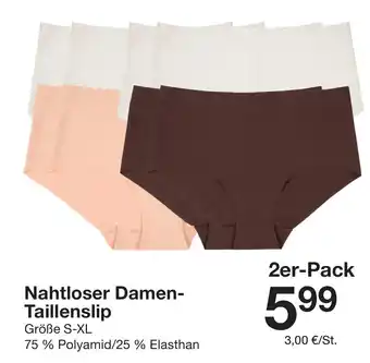 Nahtloser Damen- Taillenslip 2er-Pack