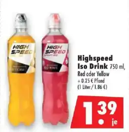 Mäc Geiz Highspeed Iso Drink Red oder Yellow Angebot