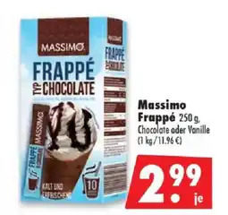 Mäc Geiz Massimo Frappé Chocolate oder Vanille Angebot