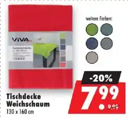 Mäc Geiz VIVA Tischdecke Weichschaum Angebot