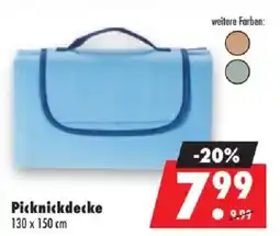 Mäc Geiz Picknickdecke Angebot
