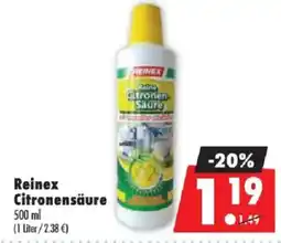 Mäc Geiz Reinex Citronensäure Angebot