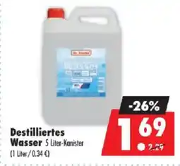 Mäc Geiz Destilliertes Wasser Angebot