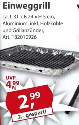 Sonderpreis Baumarkt Einweggrill Angebot
